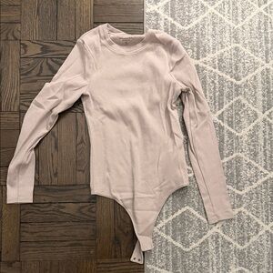 Long Sleeve beige Bodysuit
